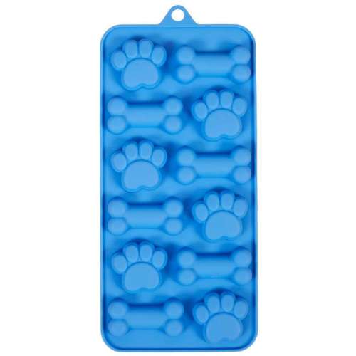 Dog Paw and Bones Silicone Chocolate Mould - Click Image to Close
